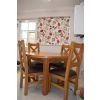 Country Oak 107cm to 145cm Round Extending Table - £60 OFF FLASH SALE - 5