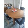 Country Oak 107cm to 145cm Round Extending Table - £60 OFF FLASH SALE - 2