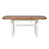 Country Oak 1.3 to 1.8m Cream Painted Extending Dining Table - £80 OFF SUMMER SALE - 9