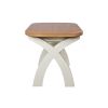 Country Oak 1.3 to 1.8m Cream Painted Extending Dining Table - £80 OFF SUMMER SALE - 15