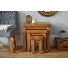 Country Oak Nest of Three Tables - SUMMER SALE - 3