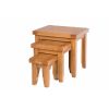 Country Oak Nest of Three Tables - SUMMER SALE - 5