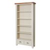 Country Cottage Cream Painted Tall Assembled Oak Bookcase with Drawers - 10% OFF SUMMER SALE - 6