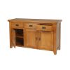 Country Oak 3 Door Fully Assembled 141cm Oak Sideboard - £100 OFF SUMMER SALE - 15