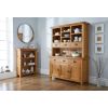 Country Oak Large Buffet and Hutch Display Cabinet Dresser - SUMMER SALE - 2