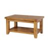 Country Oak Coffee Table with Shelf - SUMMER SALE - 6