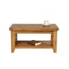 Country Oak Coffee Table with Shelf - SUMMER SALE - 5