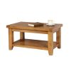 Country Oak Coffee Table with Shelf - SUMMER SALE - 4