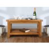 Country Oak Coffee Table with Shelf - SUMMER SALE - 7