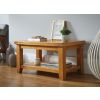 Country Oak Coffee Table with Shelf - SUMMER SALE - 2