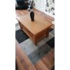 Country Oak Coffee Table with Drawer and Shelf - SUMMER SALE - 11