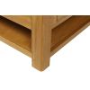 Farmhouse Oak Large Coffee Table With Shelf - SUMMER SALE - 8