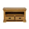 Farmhouse Oak TV Unit with 2 Drawers Fully Assembled - £60 OFF SUMMER SALE - 7