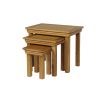 Farmhouse Large Oak Fully Assembled Nest of Three Tables - SUMMER SALE - 7