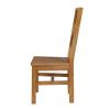 Windermere Cross Back Oak Chair With Timber Seat - £20 OFF SUMMER SALE - 5