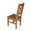 Windermere Cross Back Oak Chair With Timber Seat - £20 OFF SUMMER SALE - 6