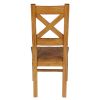 Windermere Cross Back Oak Chair With Timber Seat - £20 OFF SUMMER SALE - 7