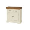 Farmhouse 80cm Cream Painted Small Oak Sideboard - SUMMER SALE - 7