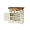 Farmhouse 80cm Cream Painted Small Oak Sideboard - SUMMER SALE - 11