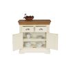 Farmhouse 80cm Cream Painted Small Oak Sideboard - SUMMER SALE - 12