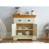 Farmhouse 80cm Cream Painted Small Oak Sideboard - SUMMER SALE - 4