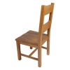 Chester Country Oak Ladder Back Timber Seat Oak Dining Chair - £20 OFF SUMMER SALE - 8