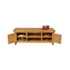 Country Oak Large Double Door Fully Assembled TV Unit - SUMMER SALE - 7