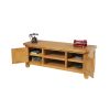 Country Oak Large Double Door Fully Assembled TV Unit - SUMMER SALE - 9