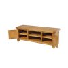 Country Oak Large Double Door Fully Assembled TV Unit - SUMMER SALE - 11