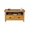 Country Oak 2 Drawer Fully Assembled TV Unit - £30 OFF SUMMER SALE - 8