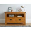 Country Oak 2 Drawer Fully Assembled TV Unit - £30 OFF SUMMER SALE - 3