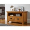 Country Oak 2 Drawer Fully Assembled TV Unit - £30 OFF SUMMER SALE - 2