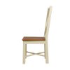 Grasmere Cross Back Cream Painted Chair With Solid Oak Seat - 10% OFF SUMMER SALE - 7