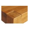 Country Oak 120cm X 80cm Tall Chunky Breakfast Bar Table - SUMMER SALE - 8