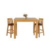Country Oak 120cm X 80cm Tall Chunky Breakfast Bar Table - SUMMER SALE - 11