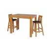 Country Oak 120cm X 80cm Tall Chunky Breakfast Bar Table - SUMMER SALE - 13