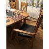 Grasmere Oak Carver Dining Chair With Brown Leather Seat -  SUMMER SALE - 3