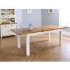 Country Oak 230cm Cream Painted Extending Dining Table and 6 Grasmere Cream Painted Chairs - SUMMER SALE - 4