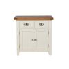 Country Cottage 80cm Cream Painted Assembled Small Oak Sideboard - 10% OFF SUMMER SALE - 5