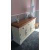 Farmhouse 140cm Cream Painted Large Assembled Oak Sideboard - 10% OFF SUMMER SALE - 9
