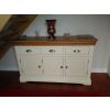 Farmhouse 140cm Cream Painted Large Assembled Oak Sideboard - 10% OFF SUMMER SALE - 8