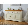 Farmhouse 140cm Cream Painted Large Assembled Oak Sideboard - 10% OFF SUMMER SALE - 2