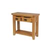 Country Oak 2 Drawer Fully Assembled Console Table - £50 OFF SUMMER SALE - 9