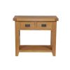 Country Oak 2 Drawer Fully Assembled Console Table - £50 OFF SUMMER SALE - 11