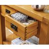 Country Oak 2 Drawer Fully Assembled Console Table - £50 OFF SUMMER SALE - 5