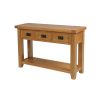 Country Oak 3 Drawer Console Table - £60 OFF SUMMER SALE - 6