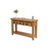 Country Oak 3 Drawer Console Table - £60 OFF SUMMER SALE - 7