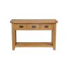 Country Oak 3 Drawer Console Table - £60 OFF SUMMER SALE - 9