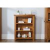 Country Oak Small Low Fully Assembled Bookcase - 10% OFF SUMMER SALE - 5