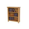Country Oak Small Low Fully Assembled Bookcase - 10% OFF SUMMER SALE - 9